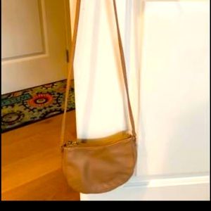 Nude crossbody bag